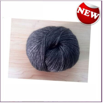 Solid Color Natural Wool Bamboo Fiber Blended Yarn